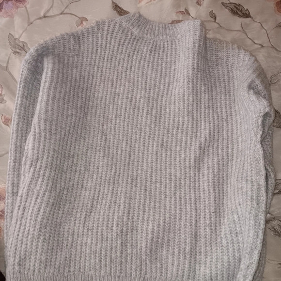 Womens Sonoma Good For Life Chunky Crew Neck sweater gray - Picture 2 of 2